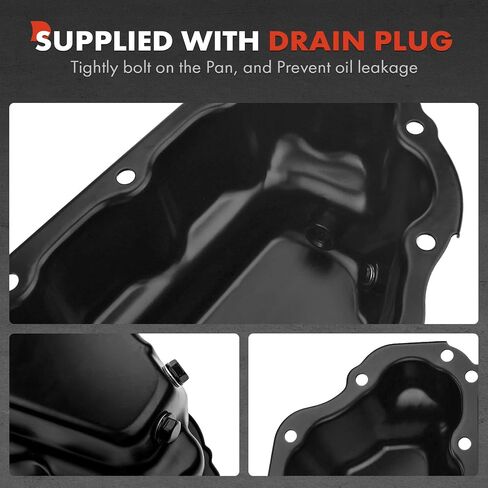 A-Premium Lower Engine Oil Pan Sump مع قابس التصريف متوافق مع Mercedes-Benz GL450 2013-2016 ، GL550 2013-2016 ، GLE350 2016-2017 ، GLE400 2016-2017 ، GLE550E GLE43 AMG GLE450 AMG GLS450 ML350 ML400 in Saudi Arabia