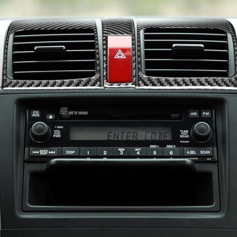 Real Carbon Fiber Car Front Reading Light Panel Decals Sticker Interior Trim Cover Accessories Compatible with Honda CRV CR-V 2007 2008 2009 2010 2011 in Kuwait
