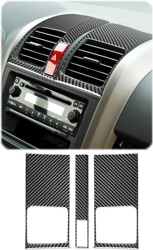 Real Carbon Fiber Car Front Reading Light Panel Decals Sticker Interior Trim Cover Accessories Compatible with Honda CRV CR-V 2007 2008 2009 2010 2011 in Kuwait