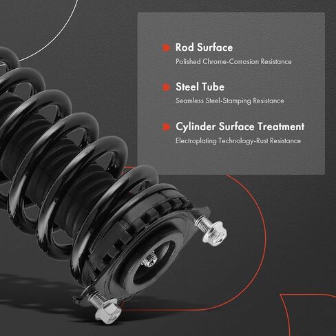 A-Premium Rear Pair (2) Complete Strut & Coil Spring Assembly Compatible with Subaru Outback 2001 2002 2003 2004, Driver and Passenger Side in Saudi Arabia