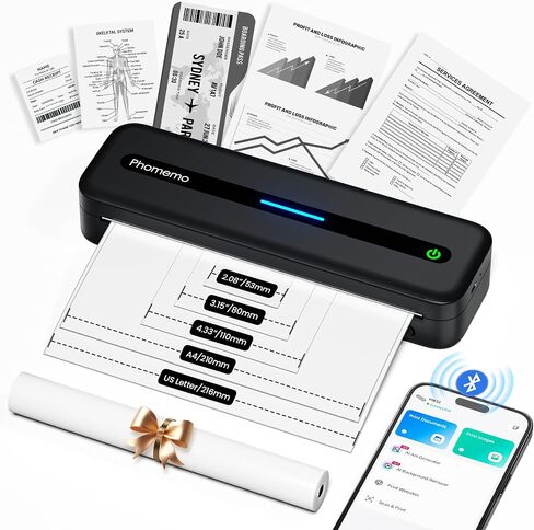 Phomemo M832Pro Bluetooth Portable Printer Gray in Saudi Arabia