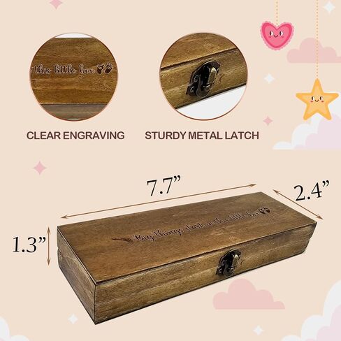 Pregnancy Test Keepsake Box, Surprise Pregnancy Announcement for Husband and Grandparents, Baby Reveal Ideas to Grandparents, Husband, Wooden Gift Box in Saudi Arabia