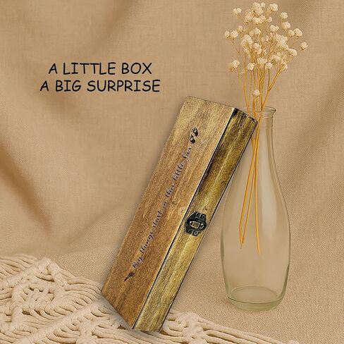 Pregnancy Test Keepsake Box, Surprise Pregnancy Announcement for Husband and Grandparents, Baby Reveal Ideas to Grandparents, Husband, Wooden Gift Box in Saudi Arabia