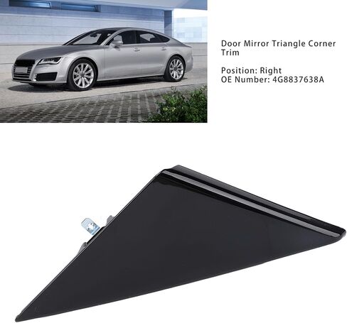 Aramox Corner Trim Cover for Outside Rearview Mirror, Stylish Look for RS7 Rearview Mirror, Outside Door Corners Trim (Right: 4G8837638A) in Saudi Arabia