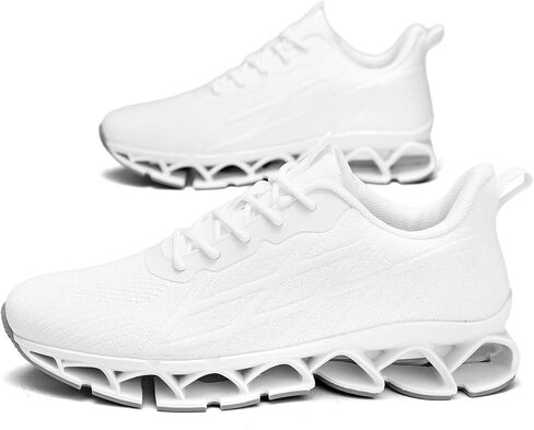 أحذية الركض الرجالية الرياضية غير الرسمية للأزياء الرياضية أحذية رياضية للمشي الدانتيل حتى الشفرة غير القابلة للتنفس in Kuwait