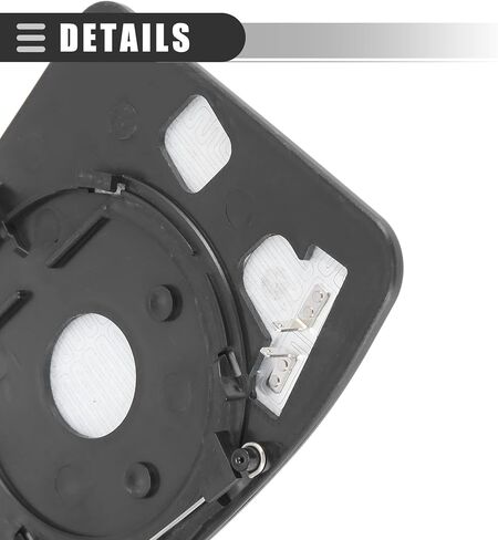 Motoforti Left Driver Side Heated Mirror Glass Replacement,for Mercedes-Benz E320 2003-2006,Real Glass,With Backing Plate,White Glass in Saudi Arabia