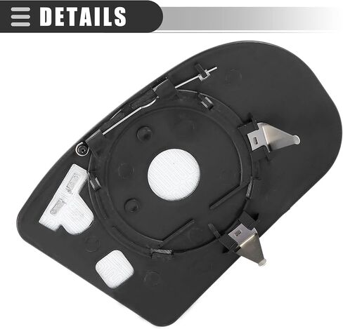 Motoforti Left Driver Side Heated Mirror Glass Replacement,for Mercedes-Benz E320 2003-2006,Real Glass,With Backing Plate,White Glass in Saudi Arabia