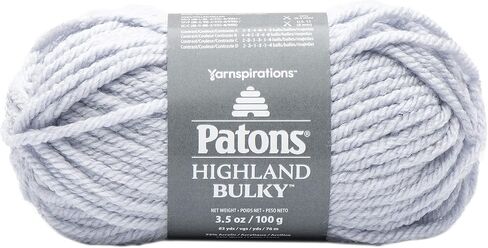 Patons Highland Bulky Solids Yarn, Black in Saudi Arabia