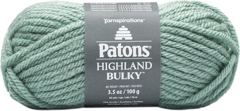 Patons Highland Bulky Solids Yarn, Black in Saudi Arabia