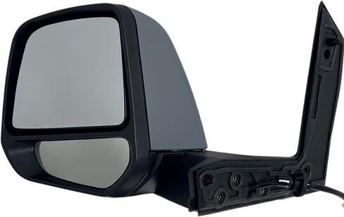 Spieg Driver Side Mirror for 2014-2023 Ford Transit Connect Large Housing Power Adj Heated Manual Fold Spotter Textured Black 5 Pins Left FO1320539 in Kuwait