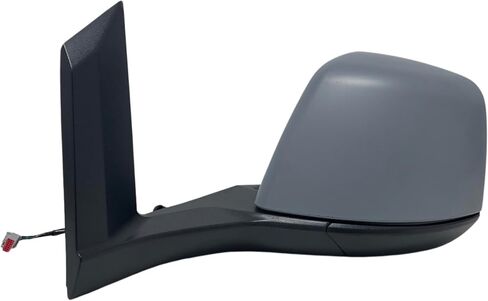 Spieg Driver Side Mirror for 2014-2023 Ford Transit Connect Large Housing Power Adj Heated Manual Fold Spotter Textured Black 5 Pins Left FO1320539 in Kuwait
