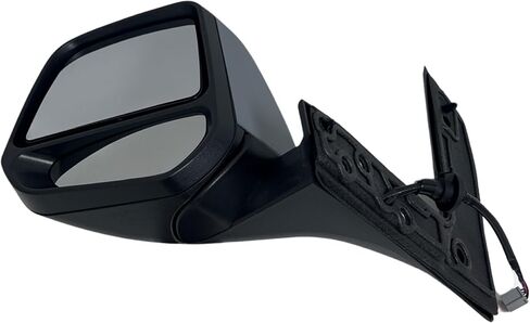 Spieg Driver Side Mirror for 2014-2023 Ford Transit Connect Large Housing Power Adj Heated Manual Fold Spotter Textured Black 5 Pins Left FO1320539 in Kuwait