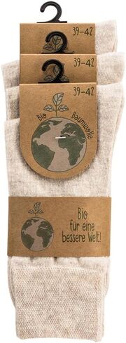 Leo Design 6 Pair Organic Cotton Dress Socks Scefivible Socks for Women و Liners و Soft Cuff (US ، 6-9 ، Beige) in Kuwait