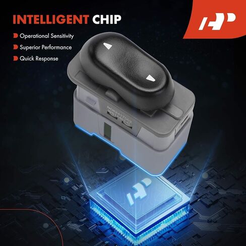 A-Premium Power Window Switch متوافق مع Ford F150 1997-2002 ، F250 1997-1999 ، Expedition 1997-2002 ، F250/F350/F450/F550 Super Duty 1999-2001 ، F650 ، F750 ، SPERTION & LINCOLN NAVIGATOR ، Blackwood in Saudi Arabia