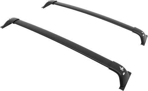 IKON MOTORSPORTS Lockable Roof Rack Cross Bars Compatible with 2024-2025 Toyota Grand Highlander & Lexus TX, Aluminum Black Anti-Theft Lock Crossbars with Key (Factory Side Rails Required) in Saudi Arabia