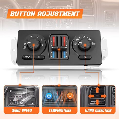 599-210XD A/C Heater Climate Control Module Compatible with Chevrolet GMC Cadillac Buick Isuzu Olds Saab Models # 15195333; 15195382; 15195383; 15201681; 15203181; 15220317; 15220318; 15-73095 in Saudi Arabia