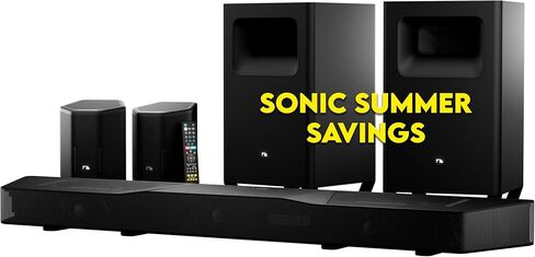 Shockwafe 9.2.4 Dolby Atmos/DTSX Surround Soundbar Sys-Dual 10" Subs*1300W in Kuwait
