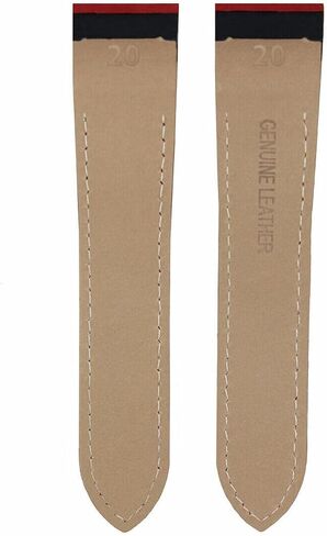eWatchparts 20mm جلد ساعة الشريط حزام متوافق مع كارتييه Santos 2878 حمراء حمراء تشمل المسمار in Saudi Arabia