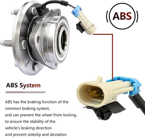 JLEO 513276 Front Wheel Bearing and Hub Assembly Fits for Chevy Captiva Sport 2012-2015,2007-2009 Equinox,for Pontiac Torrent 2007-2009,for Saturn Vue 2008-2010,for Suzuki XL-7 2007-2009 in Saudi Arabia