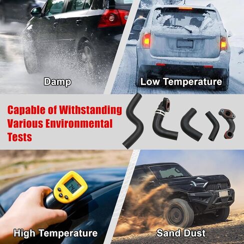 مجموعة خرطوم أنبوب المبرد FZJDSD المبرد المتوافق مع Jeep Grand Cherokee 2014-2019 استبدل 68253365AA ، 68211250AA ، 68211200AC ، 68147604AA ، 68252326AF in Saudi Arabia
