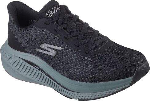 Skechers - Mens Go Walk Max Cushioning Arch Fit - Jonah Slip on Shoes ، اللون الأسود/الأخضر ، الحجم: 10.5 M US in Saudi Arabia