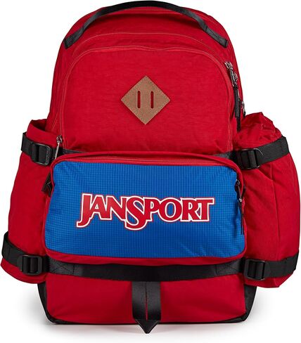 JanSport Seattle Pack – Durable Backpack with Main Compartment, Dual Water Bottle Pockets, and Zippered Plush Lined Laptop Compartment, Black in Saudi Arabia