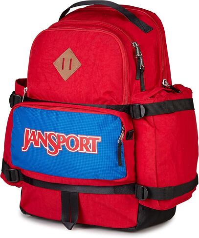 JanSport Seattle Pack – Durable Backpack with Main Compartment, Dual Water Bottle Pockets, and Zippered Plush Lined Laptop Compartment, Black in Saudi Arabia