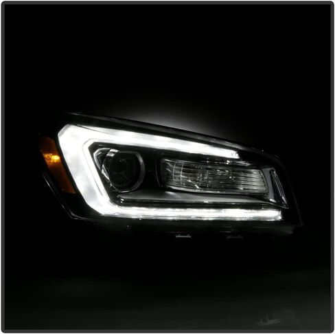 Acanii - لـ [نموذج الهالوجين فقط] 2013-2016 GMC Acadia OE Style LED Tube Projector Side Meadlamp Side in Saudi Arabia