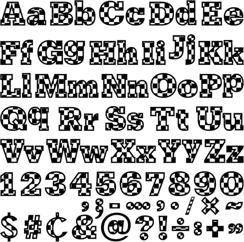 260 PCS Black History Month Bulletin Board Letters and Punctuation Cutout African American Alphabet Chalkboard Decoration Classroom Letter Poster Wall Bulletin Board Display Home School Decor Supplies in Kuwait