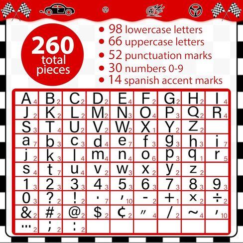 260 PCS Black History Month Bulletin Board Letters and Punctuation Cutout African American Alphabet Chalkboard Decoration Classroom Letter Poster Wall Bulletin Board Display Home School Decor Supplies in Kuwait