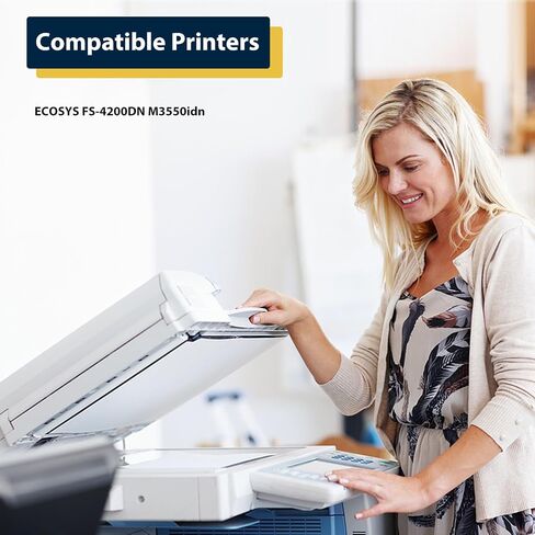 TK3102 TK-3102 Toner Cartridge Compatible for Kyocera TK-3102 1T02MS0US0 for M3040idn M3540idn FS-2100DN FS-2100D Printer (12500 Pages,Black,2-Pack) in Saudi Arabia