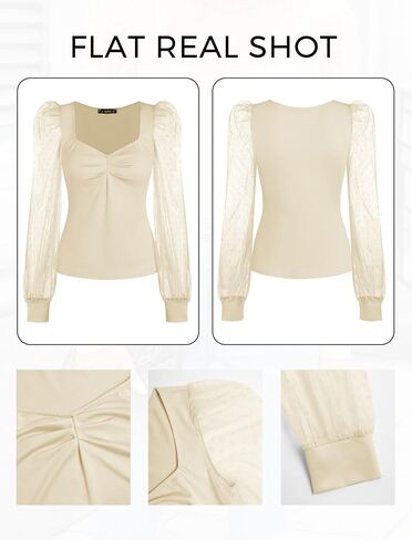 ZAFUL Womens Mesh Long Sleeve Tops Sexy Going Out Shirts Casual Fall Outfits in Saudi Arabia
