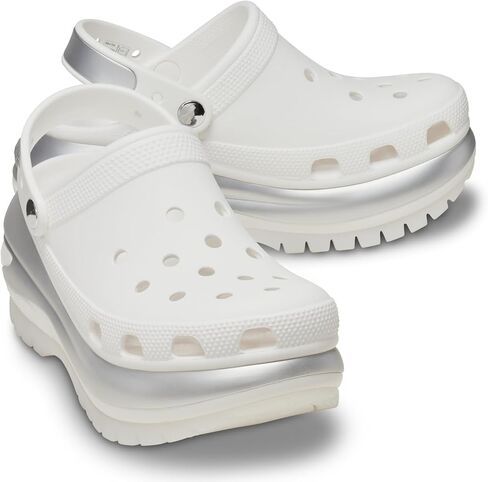 Crocs Mega Crush Clog Sandal for Unisex-Adult, Elemental Blue, 25.0 cm in Saudi Arabia