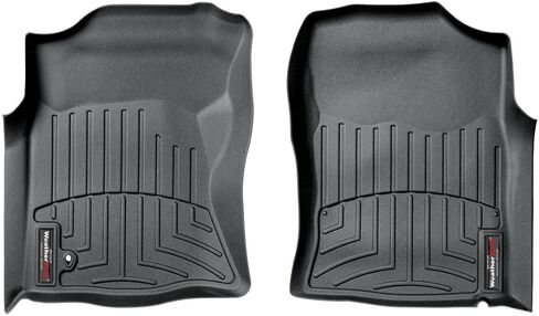 WeatherTech Custom Fit FloorLiners for Toyota Tacoma - 1st Row (440101), Black in Saudi Arabia