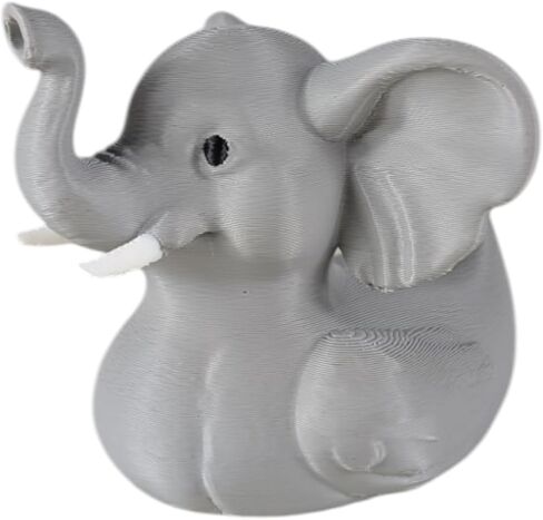 Safari Elephant Duck Figurine - Dashboard Duck for 4x4 & Car Decoration - Unique Rubber Duck Design - Collectible Cruise Duck for Hiding - Duck Duck 4x4 Accessory – 3D Printed in Canada in Saudi Arabia