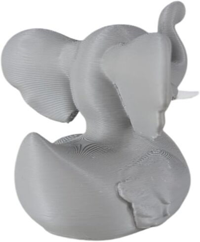 Safari Elephant Duck Figurine - Dashboard Duck for 4x4 & Car Decoration - Unique Rubber Duck Design - Collectible Cruise Duck for Hiding - Duck Duck 4x4 Accessory – 3D Printed in Canada in Saudi Arabia