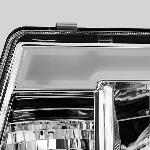 AKKON - Fit 2001-2011 Ford Ranger Halogen Type with DRL Tube Light Bar Headlights Headlamp Black Housing Driver - Passenger Side Direct Replacement in Saudi Arabia
