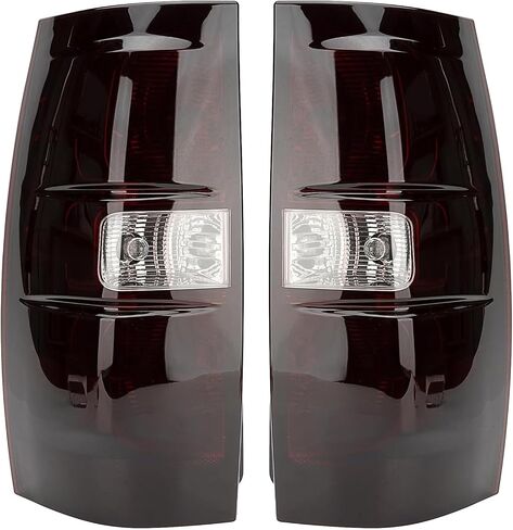 لعام 2007 2008 2009 2010 2010 2012 2013 2014 Chevy Tahoe Suburban Tail Lights Assembly Placbly 07-14 Brake Lamps Side and Raptenger Side ، Red Smoked مع لمبة وتسخير GM2800196 ، GM2801196 in Saudi Arabia
