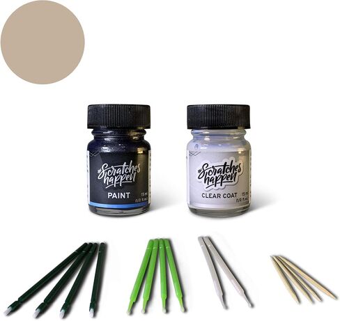 Scratcheshappen Match Match Up Paint Kit - Bonneville Salt Pearl (EFU/SAC18D37/SAC18T44) Tricoat لـ Harley -Davidson - أساسي (الطلاء + Clear Coat) in Saudi Arabia