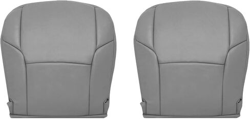 Secosautoparts متوسطة الرمادي سائق وركاب الجانب القاع بديلة الجلود غطاء المقعد الجلدي متوافق مع Toyota 4runner Limited 2003 2004 2005 2007 2007 2008 in Saudi Arabia