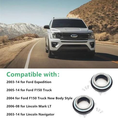 7L1Z3C247A 7L1Z-3C247-A مجموعة من 2 4WD LOCKUM AXLEATOR LOCKINCITATION متوافق مع FO-D-150 4WD 4x4 Front 2003-2015 in Saudi Arabia