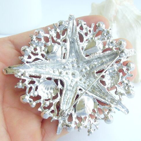3.15 "Starfish Brooch Pin Pendant Crystal Pendant BZ6412 in Kuwait