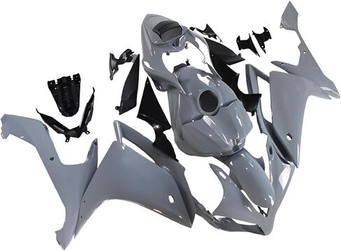 ABS Plastic Fairings Fairing Kit For Yamaha YZF1000 R1 2007 2008 Injection Full Bodywork Body Kit Fairings -Cement Grey in Saudi Arabia