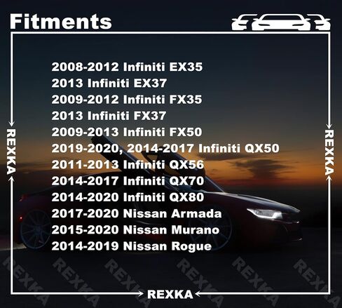 Rexka 25pcs Fender Liner Flare Retainer Nut Screw Grommet for Nissan Infiniti 76881-JG00A in Saudi Arabia