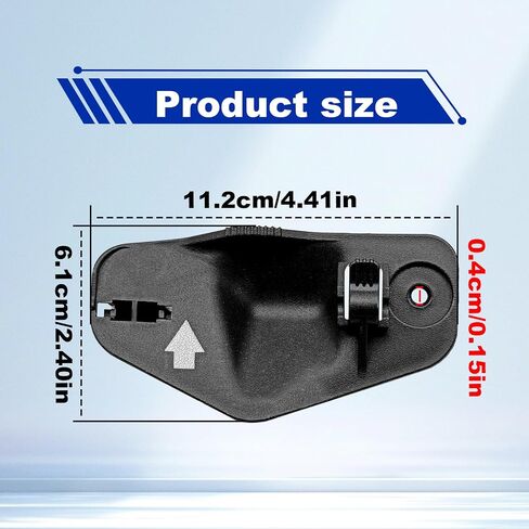 Hood Support Rod Clamp Holder Clip 53455-53010 Compatible with Lexus IS200 IS300 2001 2002 2003 2004 2005 Year in Saudi Arabia
