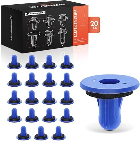 A-Premium 20PCS Nylon Tail Light Grommet Retainer Clips with Sealer Compatible with Honda Civic 2012-2015, Accord 2008-2012, HR-V HRV 2016-2023 & Acura ILX 2013-2022, RLX 2014-2017 - for 8mm Hole in Saudi Arabia