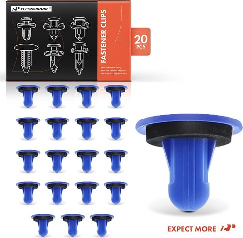 A-Premium 20PCS Nylon Tail Light Grommet Retainer Clips with Sealer Compatible with Honda Civic 2012-2015, Accord 2008-2012, HR-V HRV 2016-2023 & Acura ILX 2013-2022, RLX 2014-2017 - for 8mm Hole in Saudi Arabia