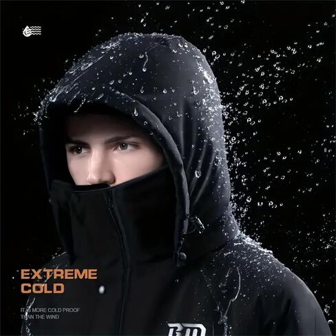 Winter Outdoor Riding Insulated Full-Body Suit, Overoles para El Frío para Hombre, Windproof Freezer Suits in Saudi Arabia