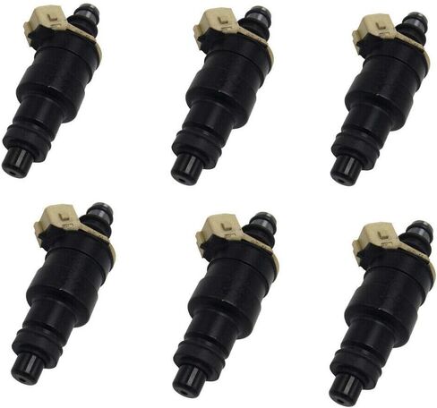 6pcs 1981-1983 Fits For Nissan Datsun 280ZX 2.8L L6 Fuel Injectors A46-00 in Saudi Arabia