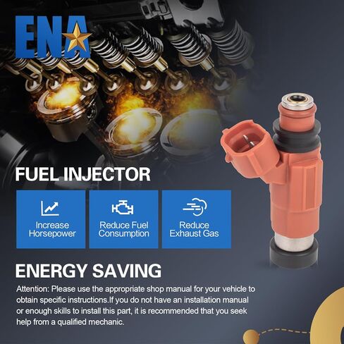 ENA 4 Holes Fuel Injectors Compatible with Chevrolet Tracker Suzuki Vitara 1999 2000 2001 2002 2003 l4 2.0L Gas Set of 4 Replacement for FJ344 1571065D00 91174472 in Saudi Arabia